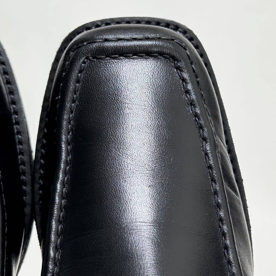 ■定5.4万 ピッピシック 38 レースアップシューズ ローファー 黒 ブーツ