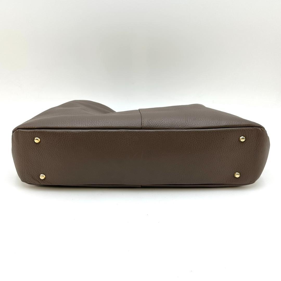 ATAO アタオ エルヴィ 2way ハンドバッグ ショルダーバッグ グレージュ