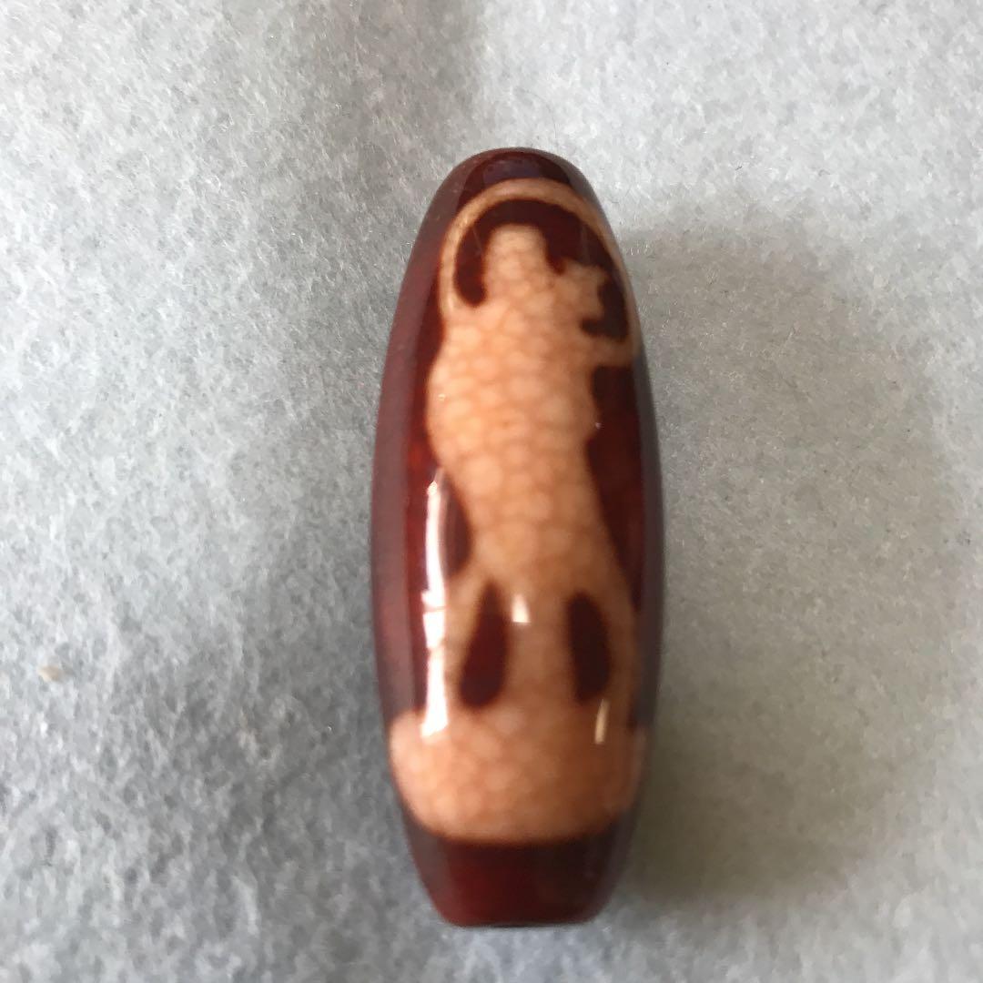 超激レア‼︎ 赤龍紋　平型　弁財天天珠 ガネさん