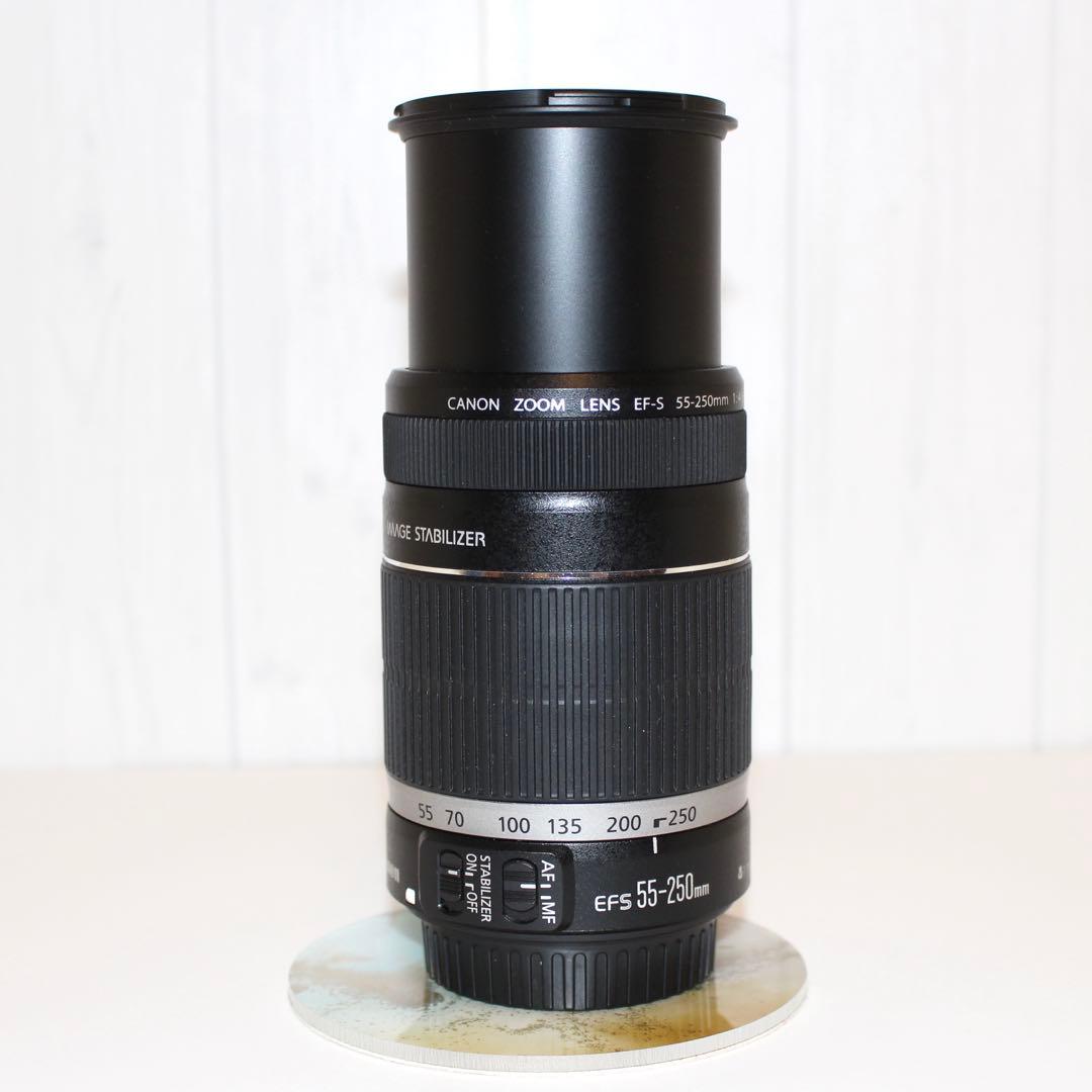 Canon 望遠レンズEF-S 55-250mm IS手ブレ補正　ズームレンズ