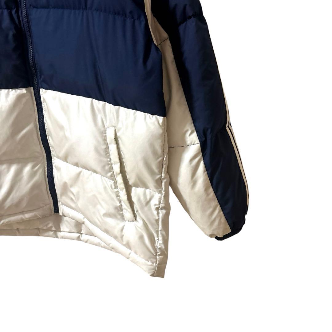 adidas ダウン ジャケット ネイビー/ホワイト 90s ビンテージ