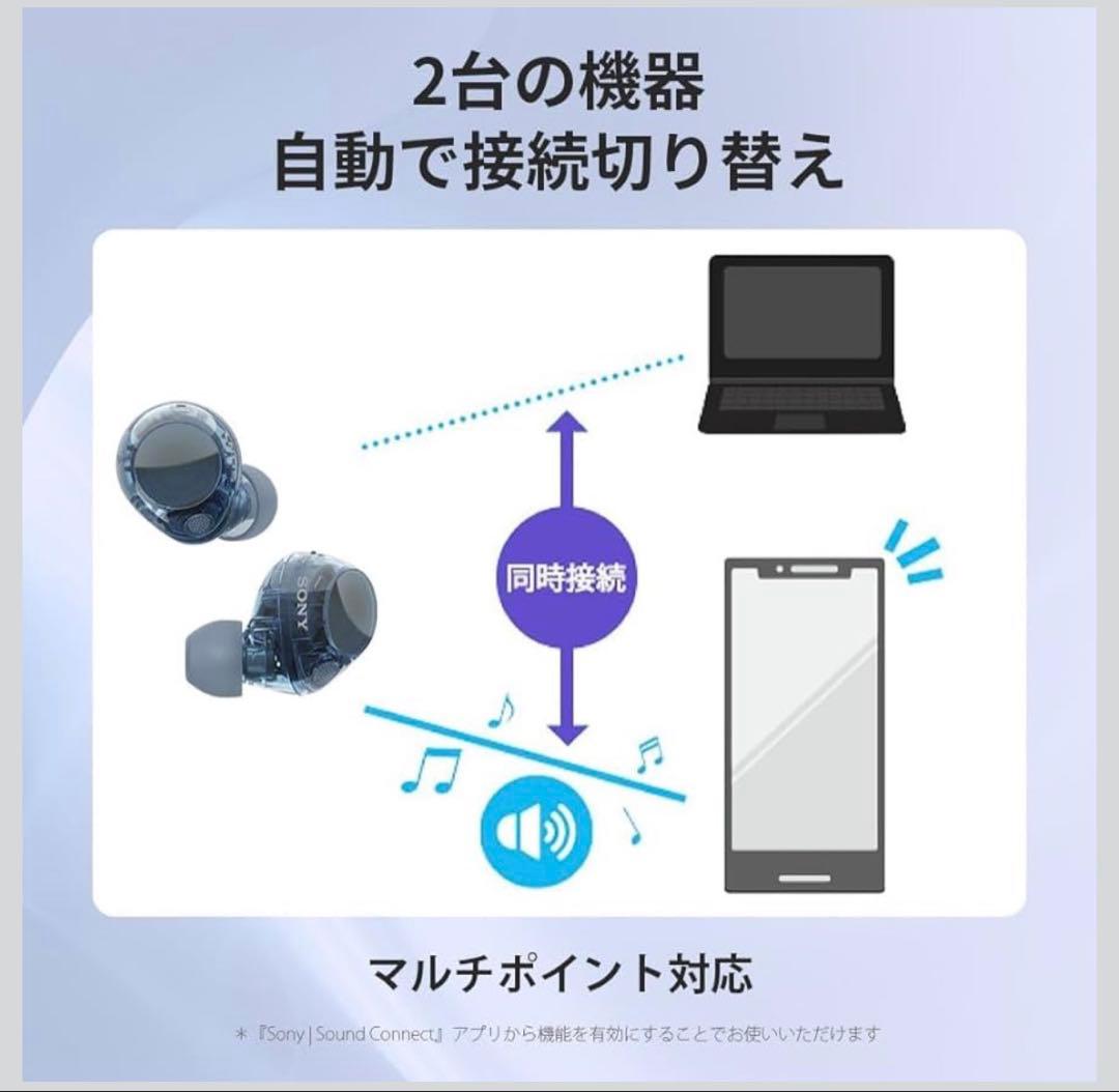 【るん！様】SONY WF-C710N ワイヤレスイヤホン ホワイト 新品未使用