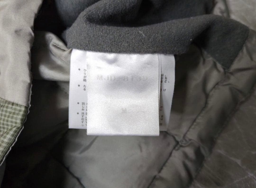 00s Marmot ハイブリッド ロディオ ダウンジャケット チェック柄入り