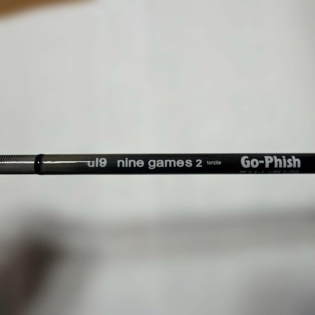 新品未使用ゴーフィッシュul9 nine games2 torzite