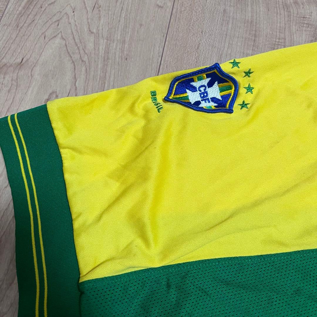 90s NIKE ナイキ　ブラジル代表　ユニフォーム　ゲームシャツ　M