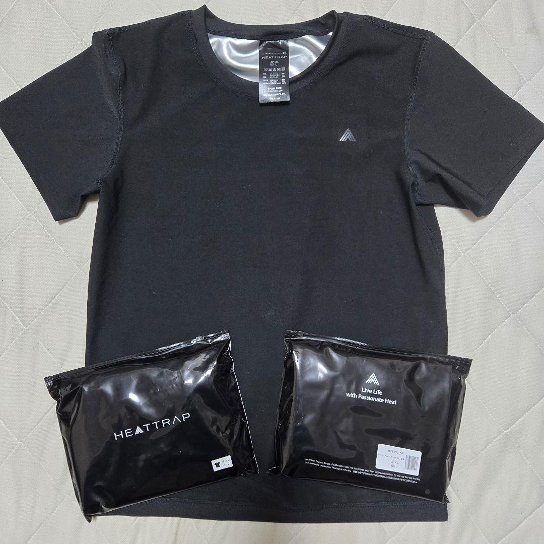 【新品未使用】HEATTRAP ヒートラップトレーニングウェア JP XL3枚組