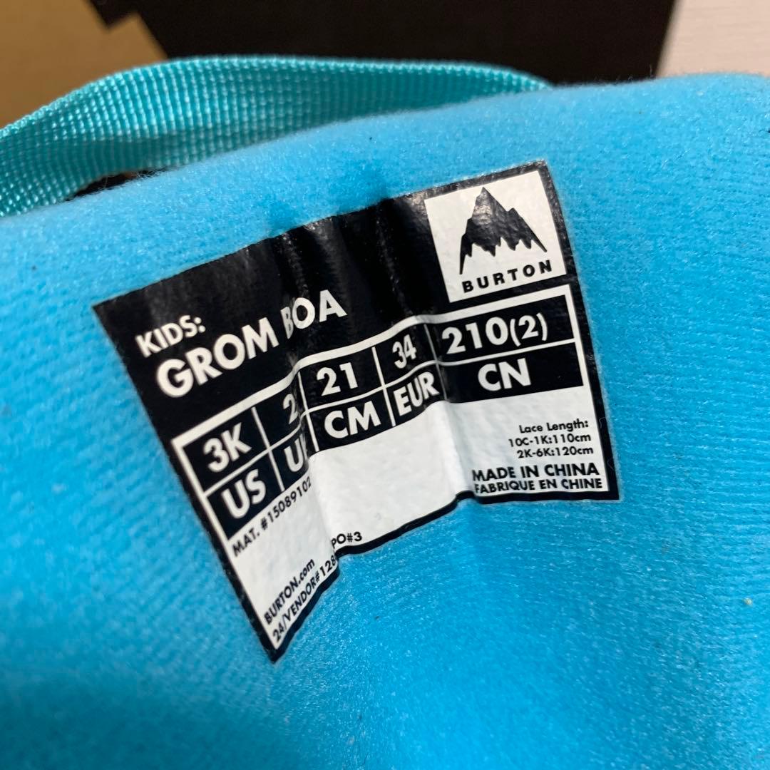 スノーボード BURTON KIDS GROM BOA 3K (21.0cm)