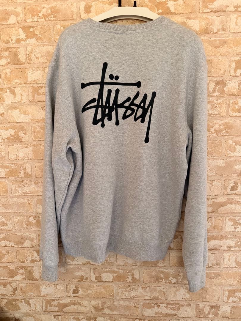 Stussy グレー トレーナー XLサイズ