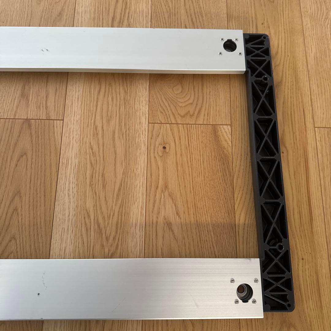 (さすらいのメカニックさん専用)IGTロング400脚4本ウッドテーブルW竹セット