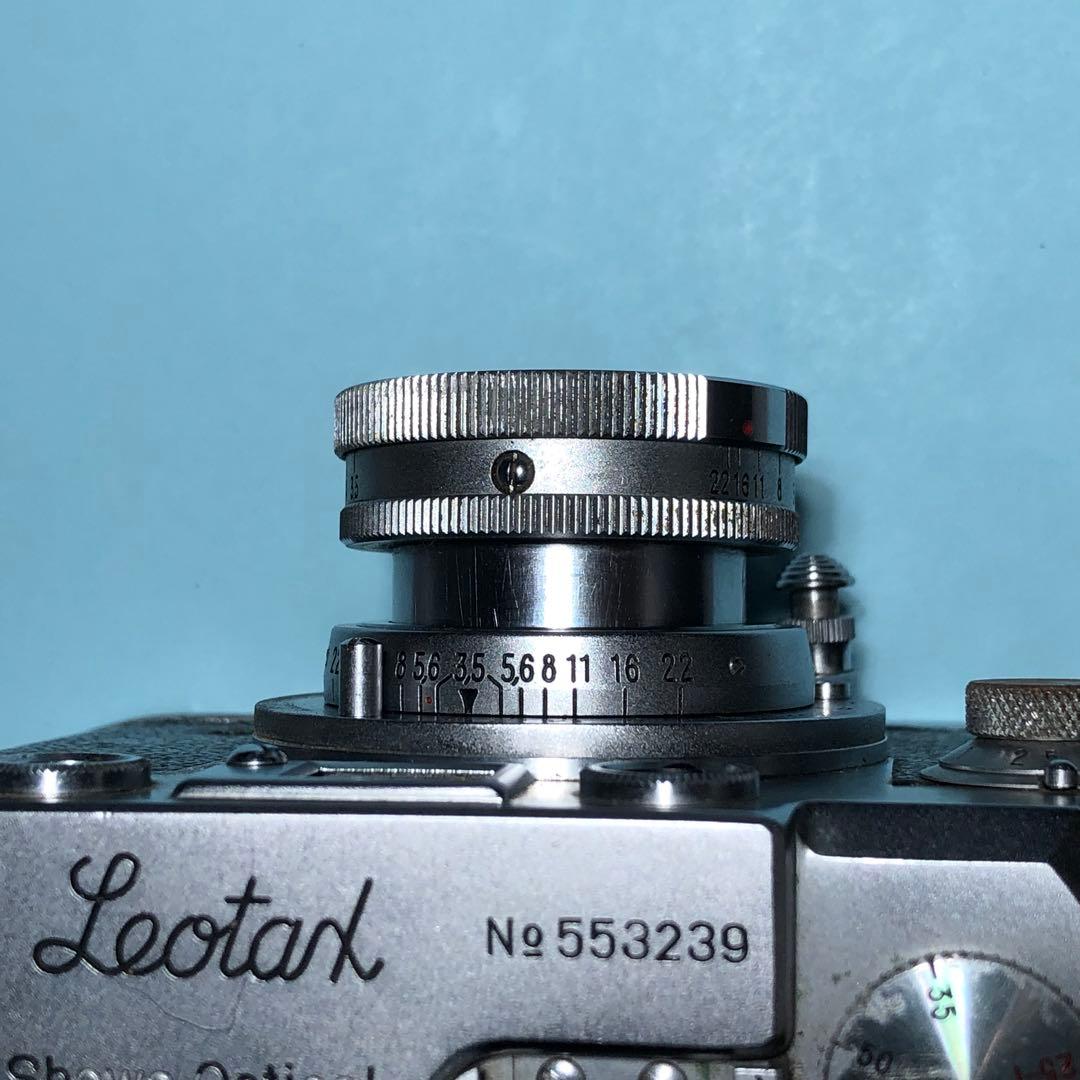 フィルムカメラ leotax konishiroku hexar 50mm f3.5