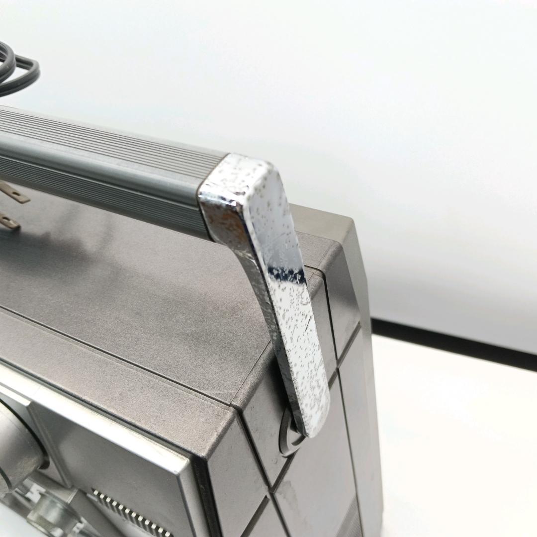 【希少】HITACHI レトロ　ラジカセ TRK-8600 ジャンク25-058