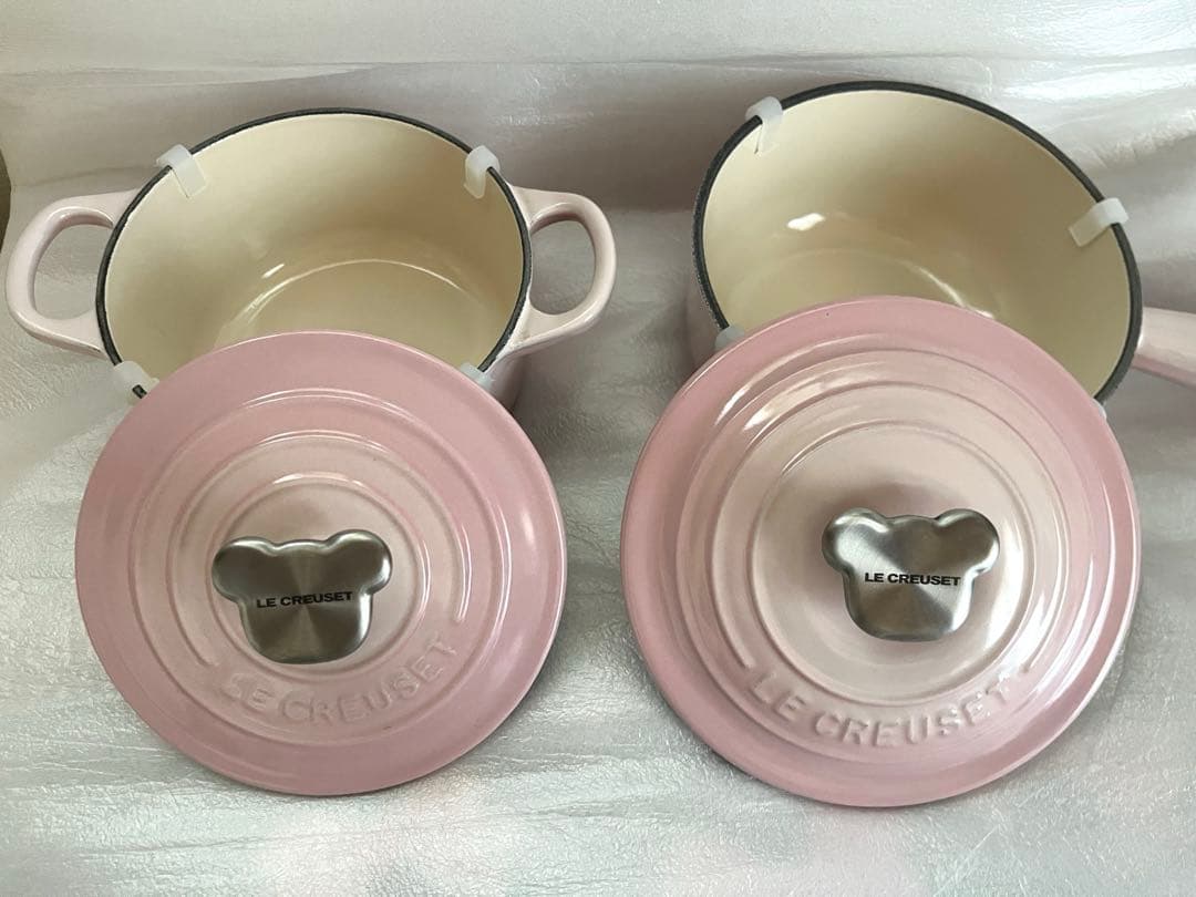 LE CREUSET シェルピンク 片手鍋16 ロンド14点セット　おまけ付き