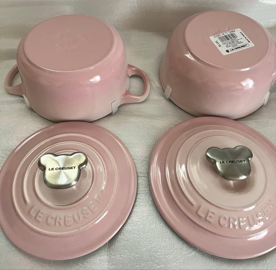 LE CREUSET シェルピンク 片手鍋16 ロンド14点セット　おまけ付き