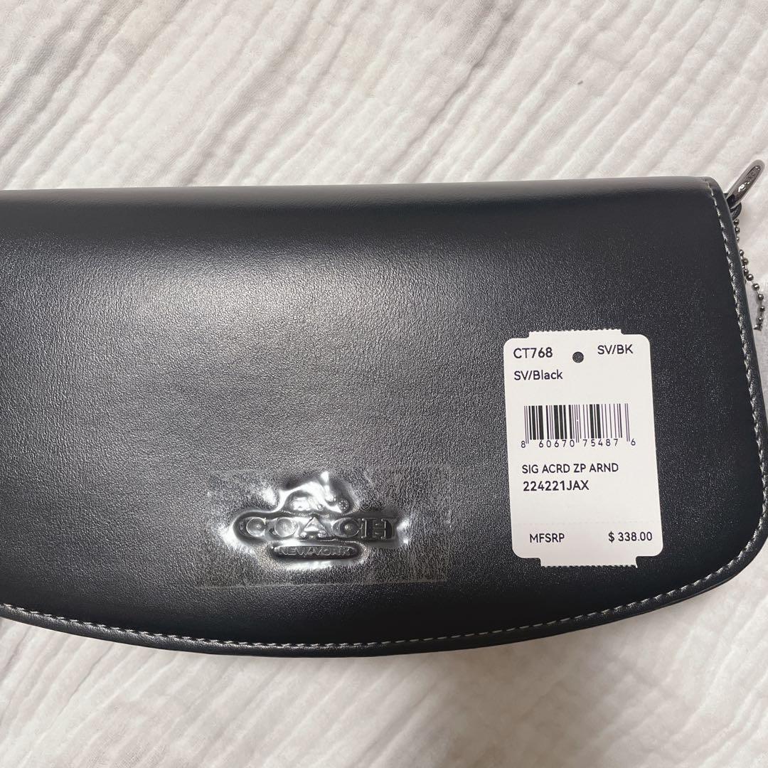 新品未使用 コーチ アンドレア ショルダーバッグ ブラック