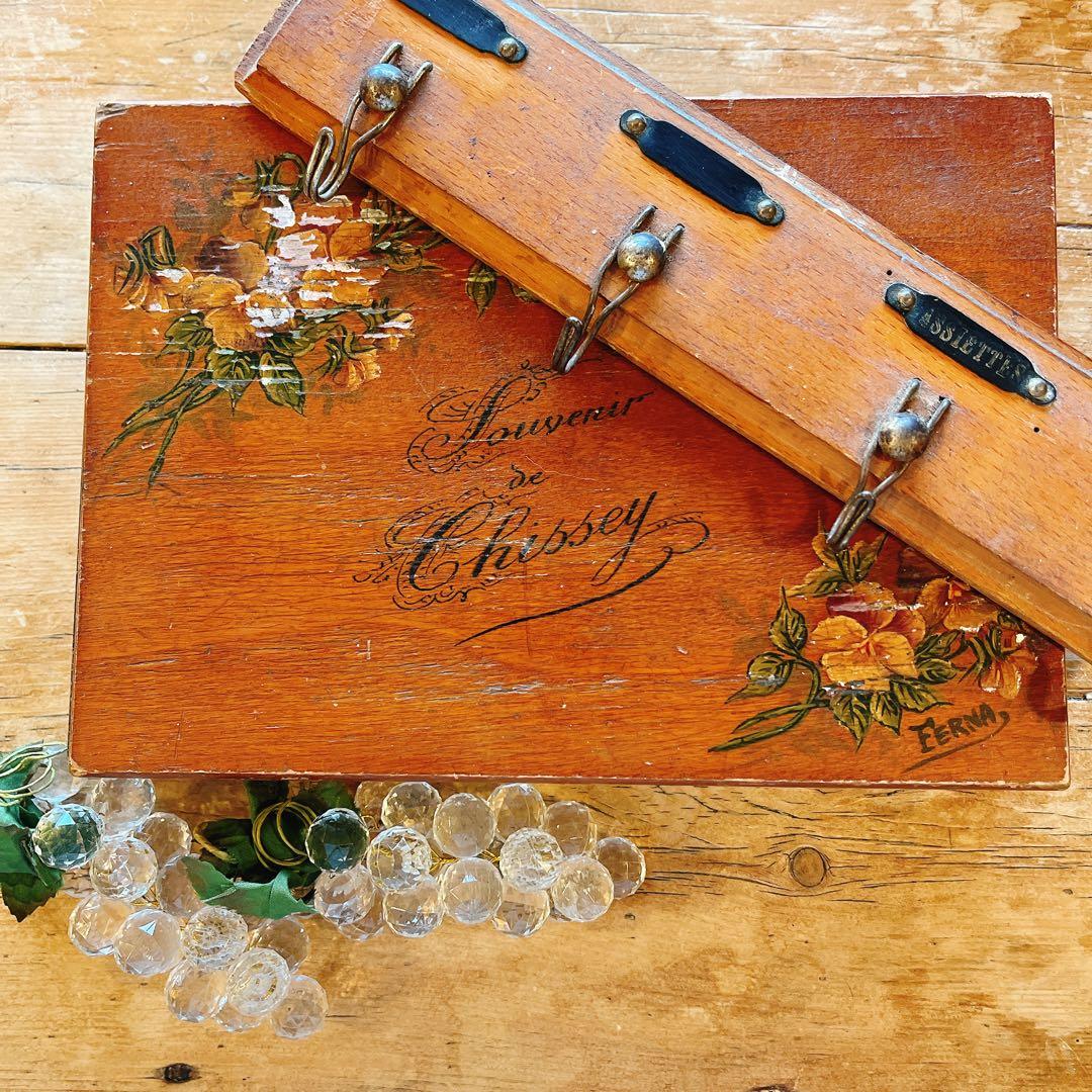 フランス　良いアンティーク感のウッドボックス