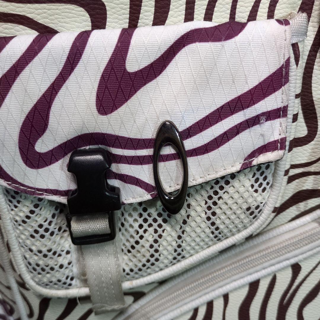 ゼブラ柄 ゴルフキャディバッグ OAKLEY