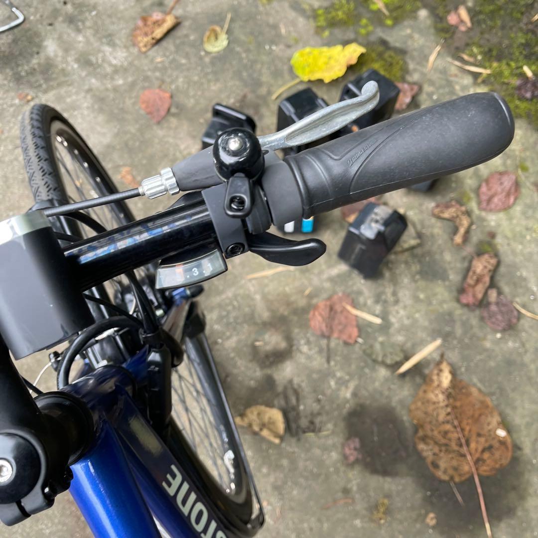 ブリヂストン 電動アシスト自転車 青　b200