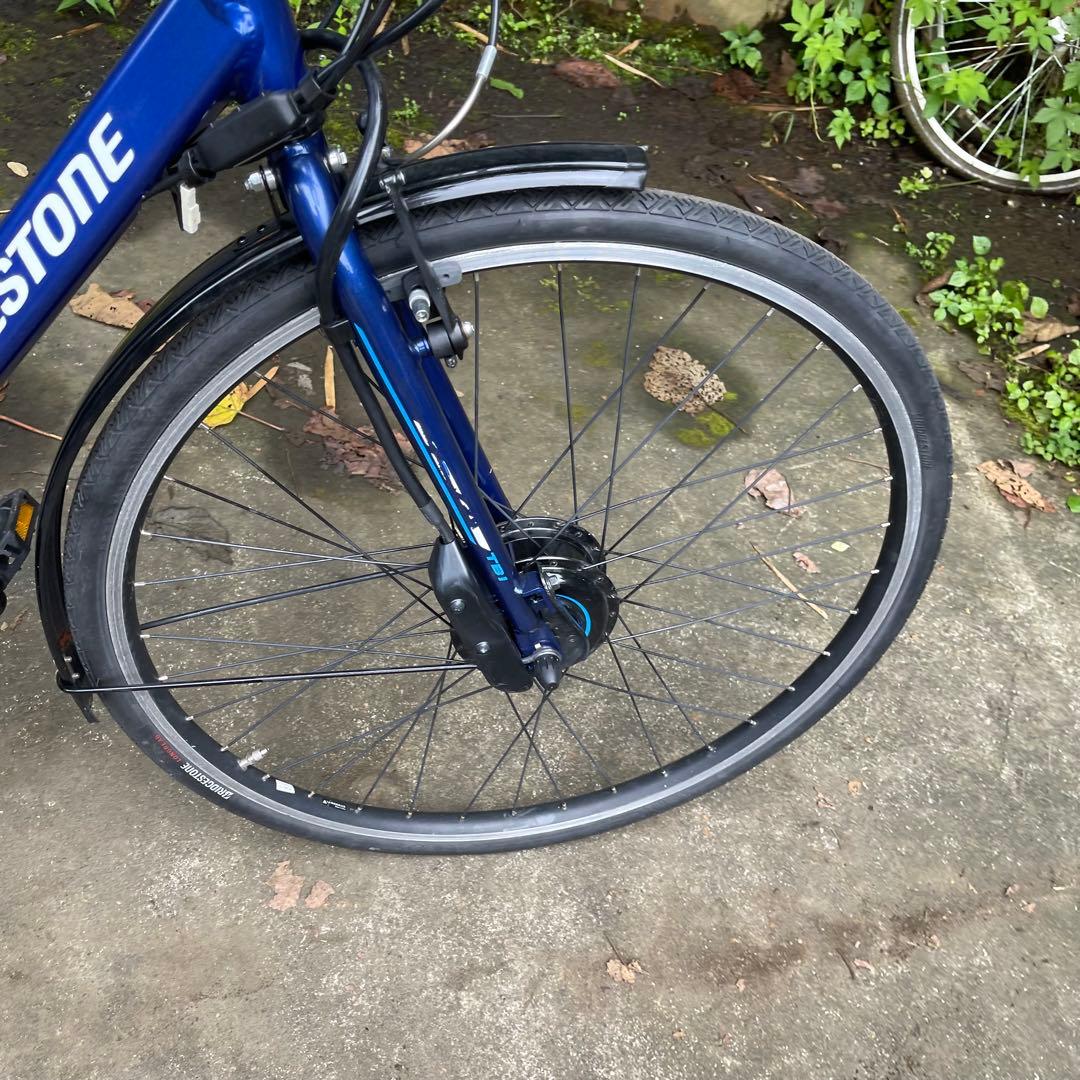 ブリヂストン 電動アシスト自転車 青　b200