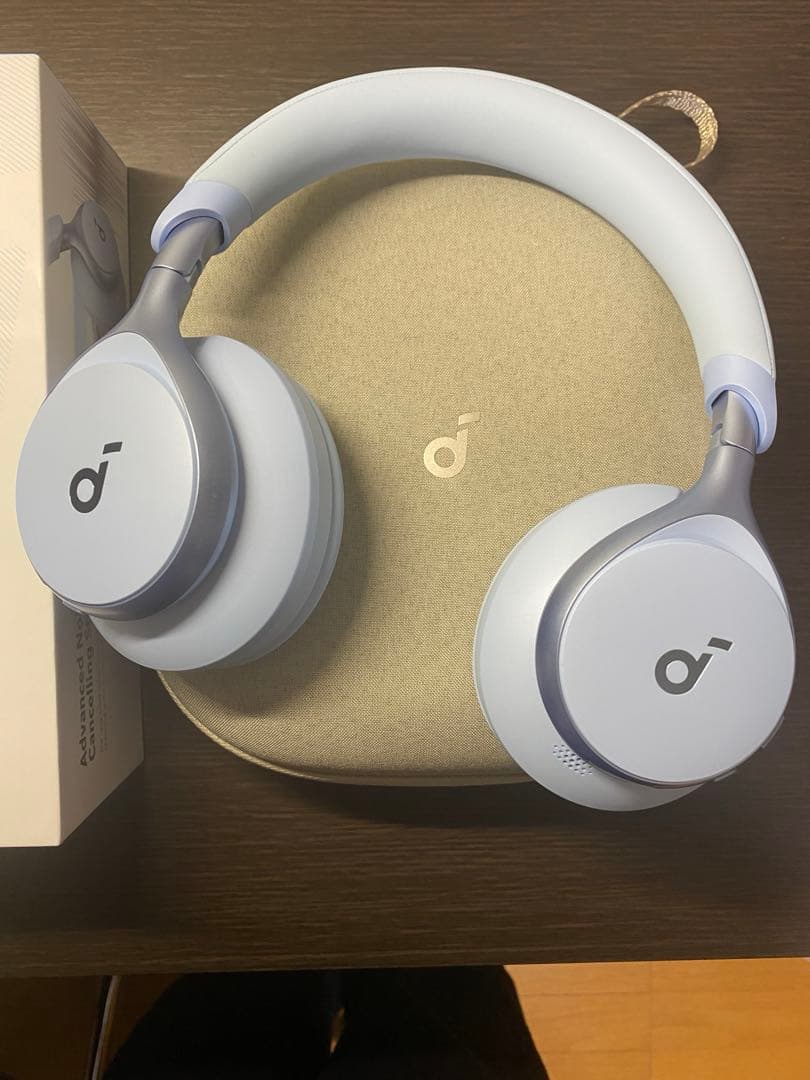 Anker soundcore space one ブルー　純正ケース付き