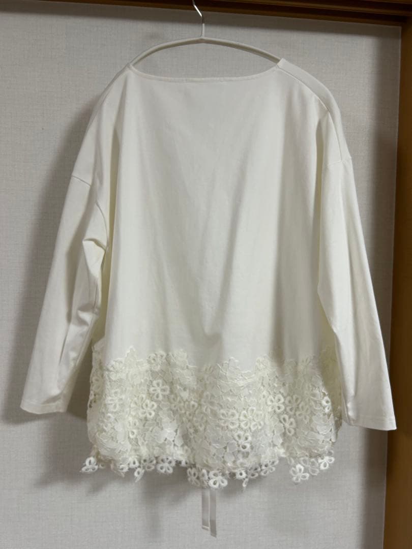 BEARDSLEY （ビアズリー） 裾レースカットソー　美品