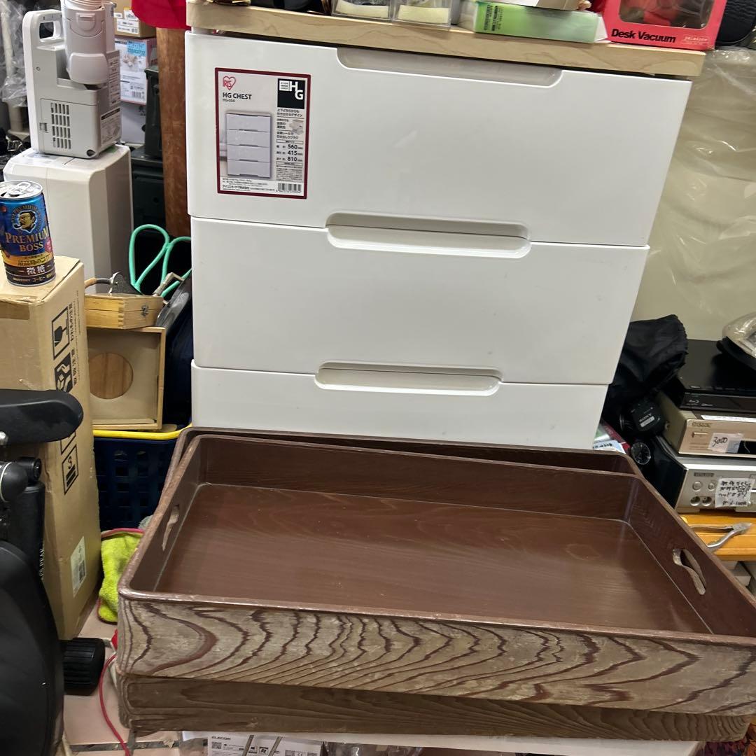 乱箱 欅 乱れ箱 衣裳盆 衣装盆 浴衣入れ 昭和レトロ　　2個セット