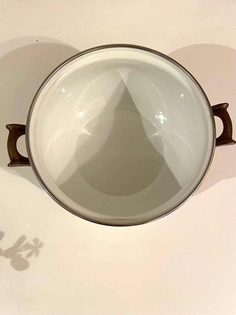 ヴィンテージ鍋 フィスラー アスタ 両手鍋 ホーロー 花柄