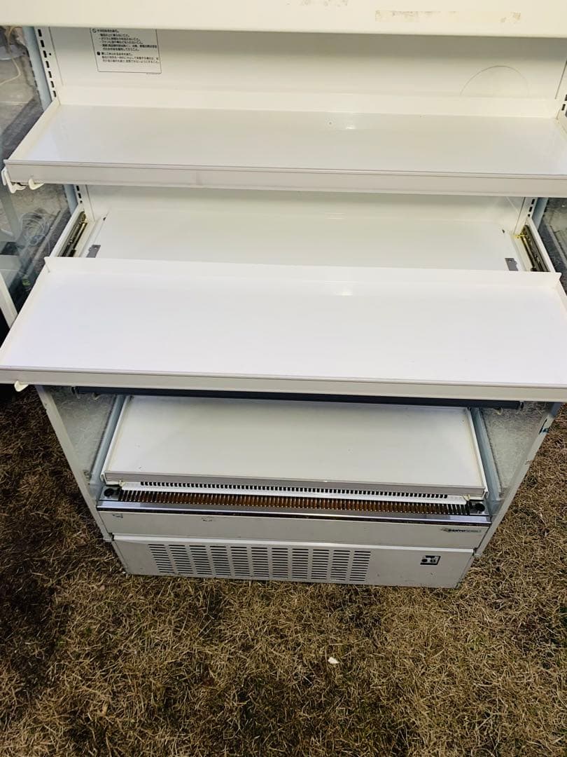 冷蔵ショーケース オープン4段 ホワイト　サンヨー　スーパー　業務用