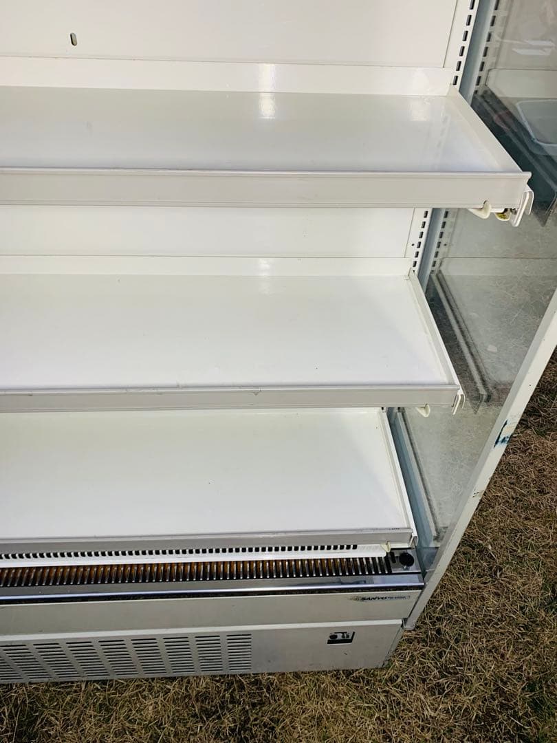 冷蔵ショーケース オープン4段 ホワイト　サンヨー　スーパー　業務用