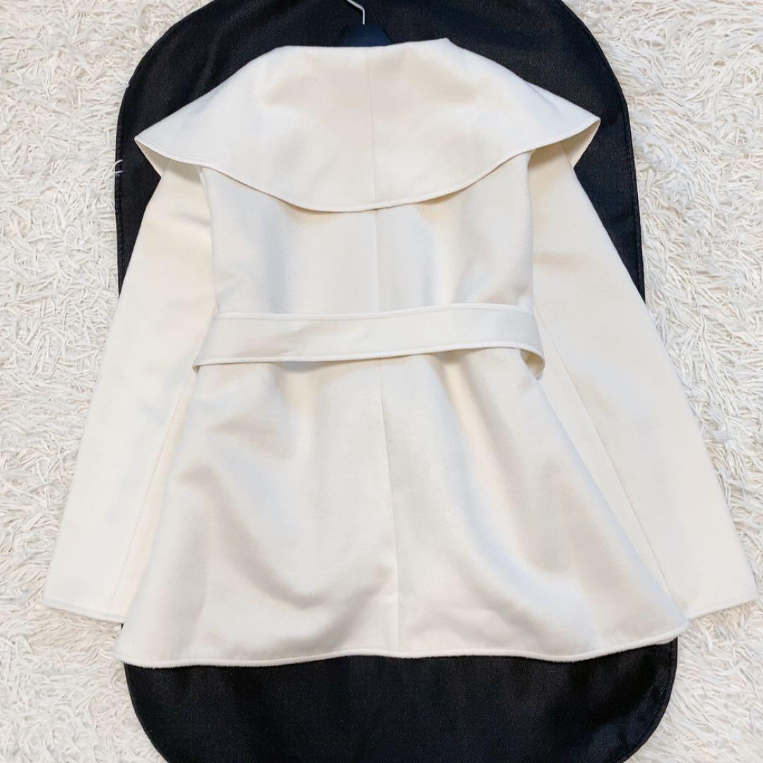 【極美品】フレイアイディー 23AW ショールカラーショートリバーコート 人気