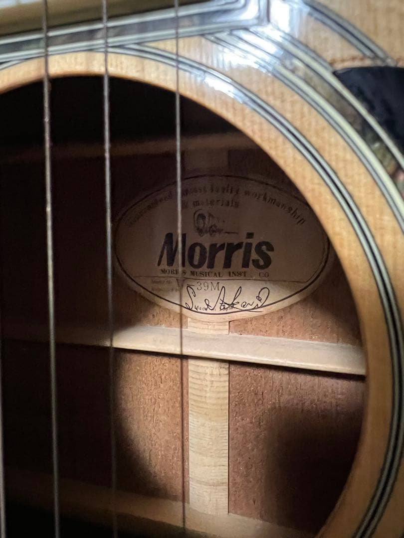 美品　Morris モーリス　W-39M　アコースティックギター