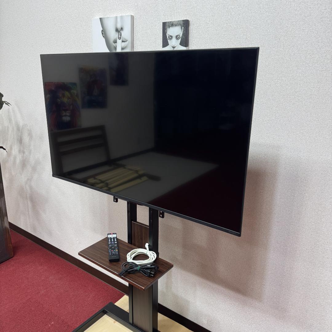 東京23区送料無料　超美品レグザ５０インチ　スタンド付きスマートテレビ