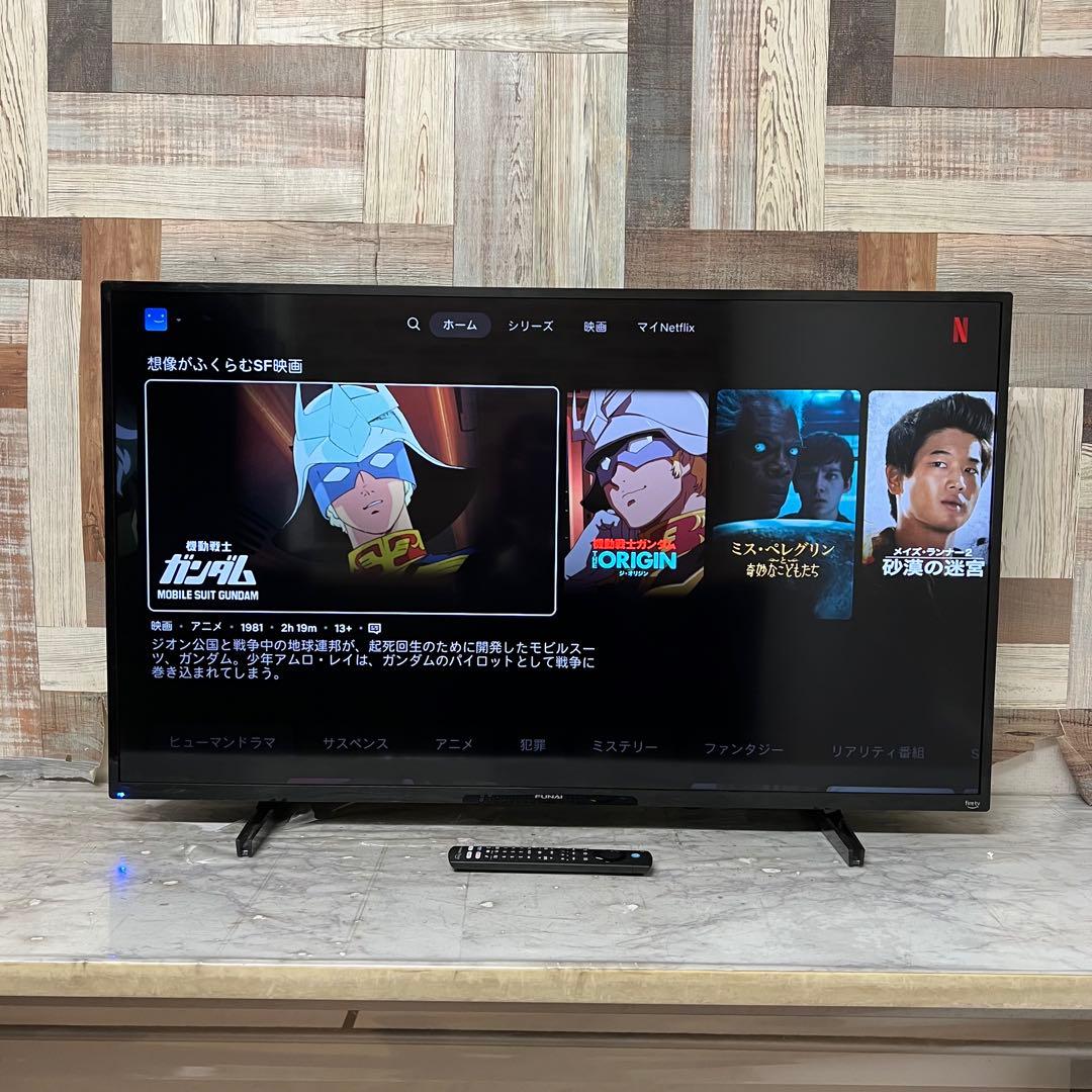 即日受渡❣️全国送料込フナイ43型Fire TV搭載4Kスマートテレビ
