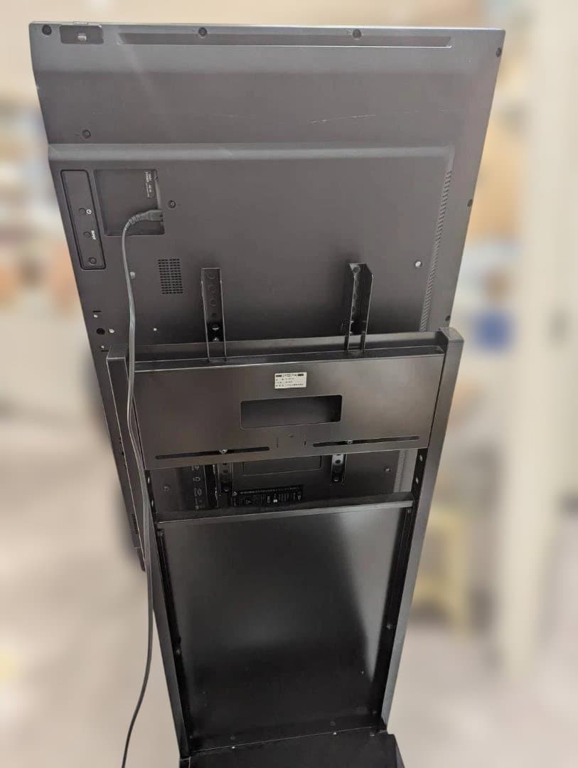 ※本日までで廃棄【美品】SHARPデジタルサイネージディスプレイ＆スタンドセット