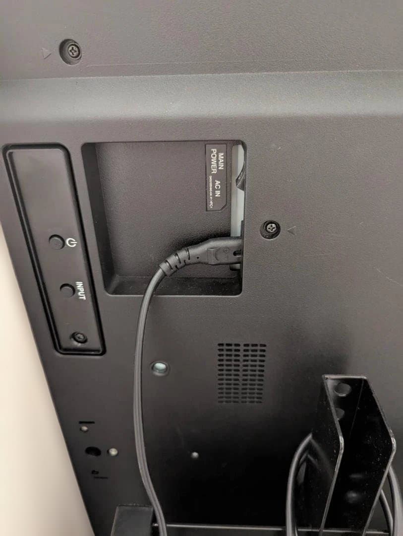 ※本日までで廃棄【美品】SHARPデジタルサイネージディスプレイ＆スタンドセット