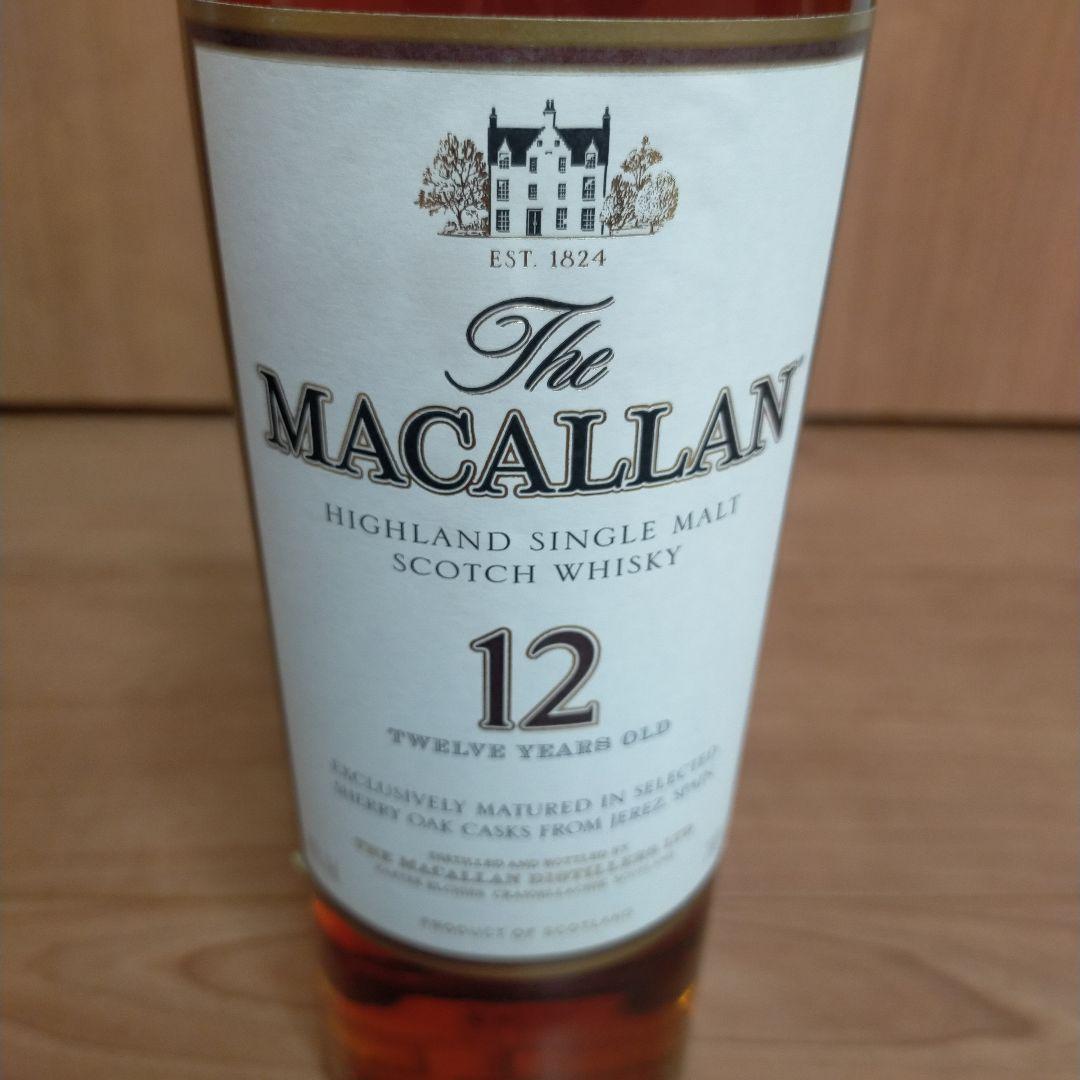 未開封★The Macallan 12 モルト ウイスキー マッカラン 700