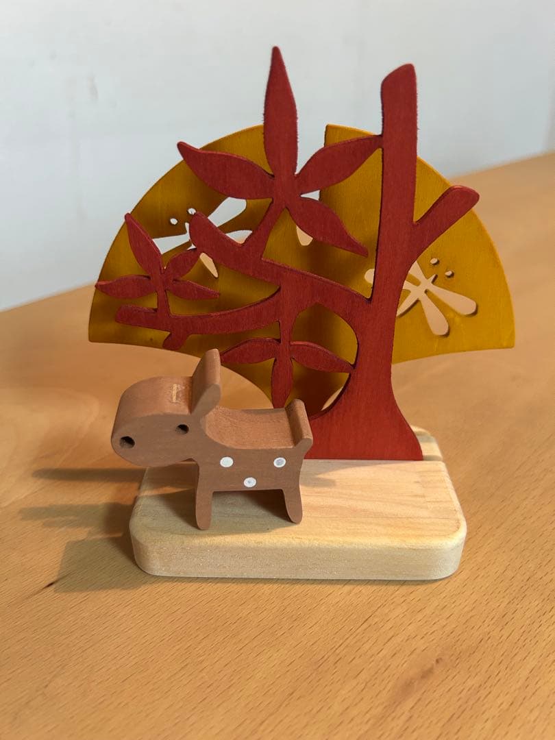 ブレーメンの音楽隊　季節木製置物セット　12ヶ月