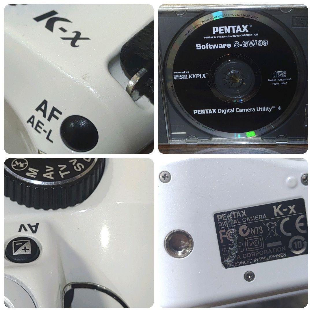 ペンタックス PENTAX K-x ホワイト デジタル一眼レフカメラ
