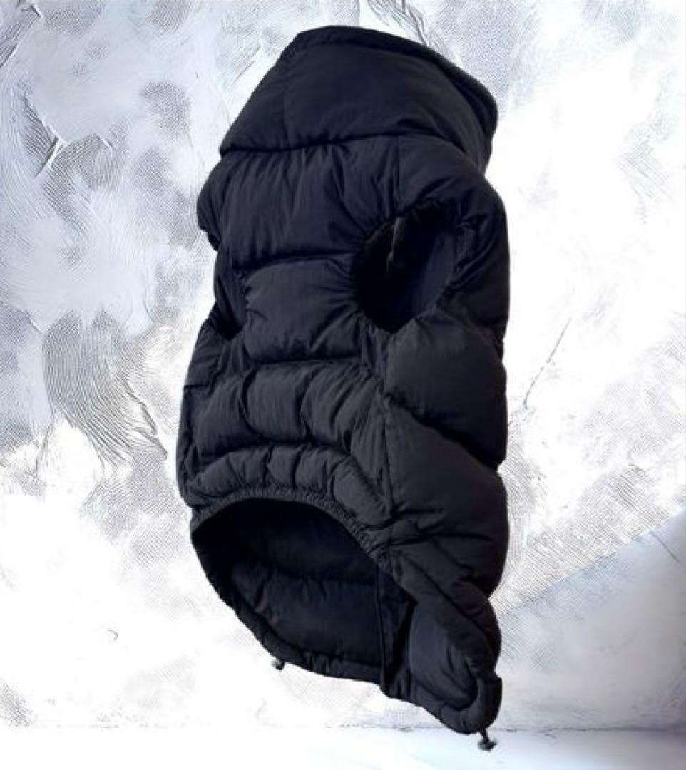 フレンチブルドッグ用 ブラックダウンジャケット USHH