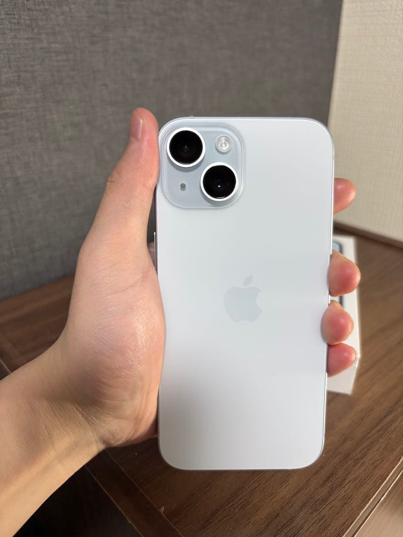 ［美品］Apple iPhone 15 ブルー 128GB 本体　SIMフリー