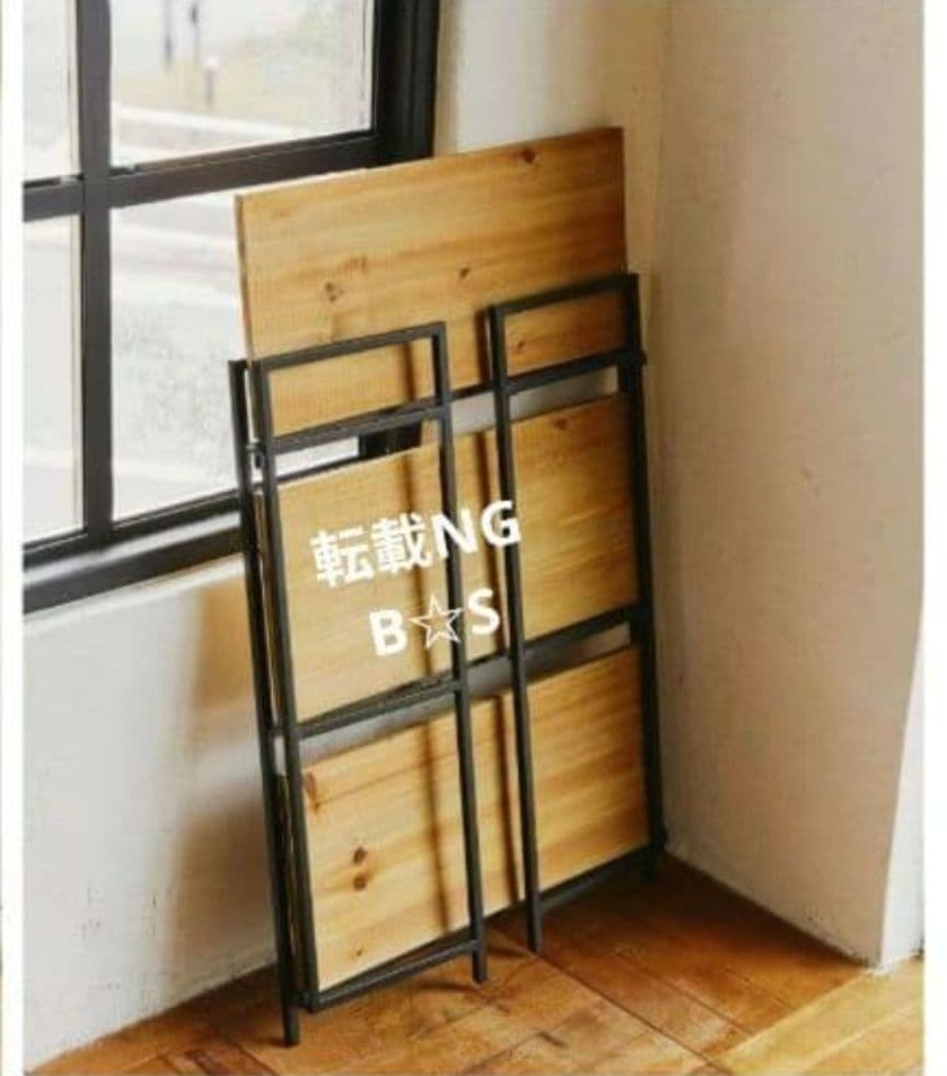 salut!サリュ【2026福袋】福袋A折りたたみ3段ラック＆卓上木製インテリア