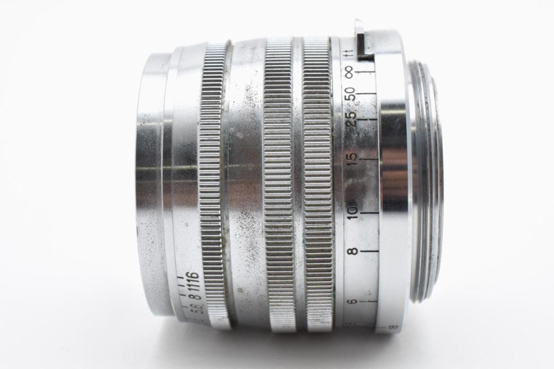 【純正メタルキャップ付属】 キャノン 50mm Ｆ1.8 ライカＬマウントレンズ