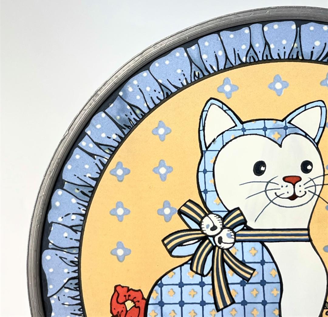 グラスマスターズ社 ステンドグラス 猫 大きなサイズ