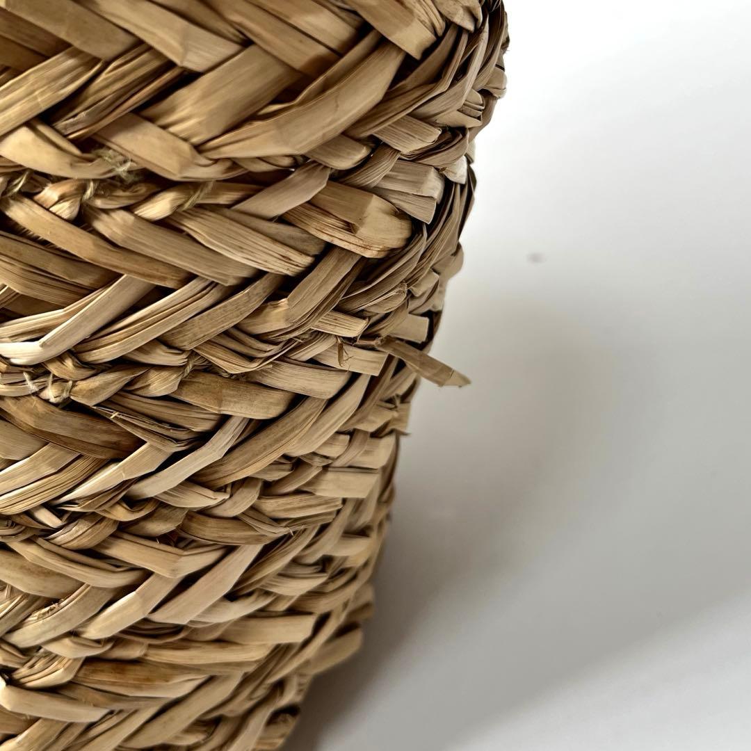 アニヤハインドマーチ　スモールバスケット ペーパーアイズ　天然草木　ブラウン系