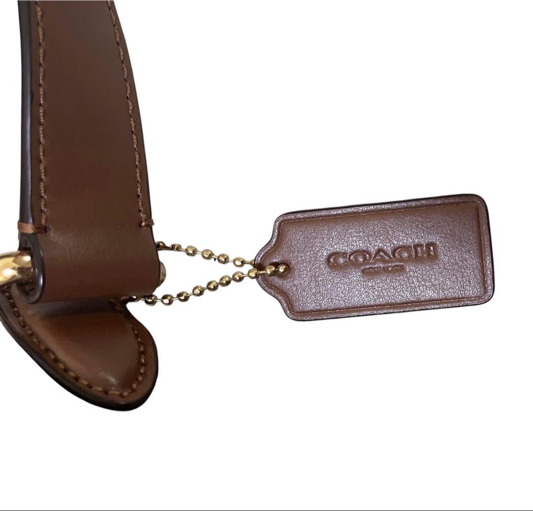 【美品】COACH コーチ　ボディーバッグ　ショルダーウエスト　チャーム付