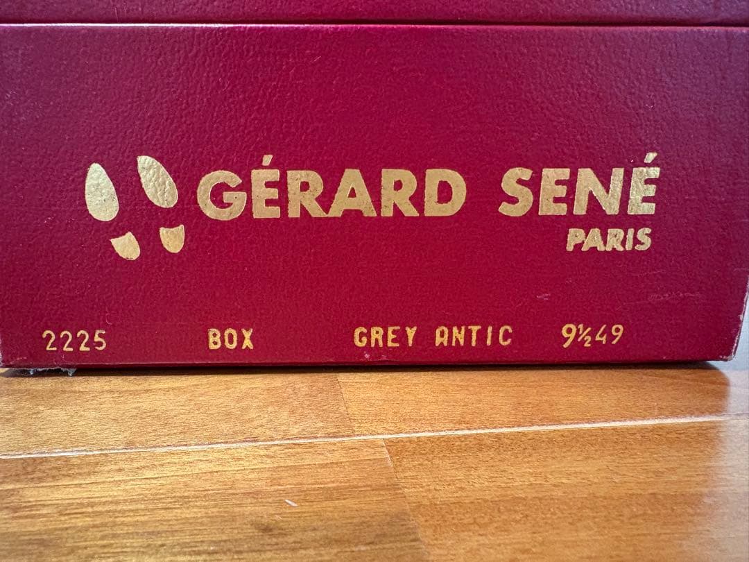 ジェラールセネ PARIS GREY ANTIC 9 1/2 箱あり 美品