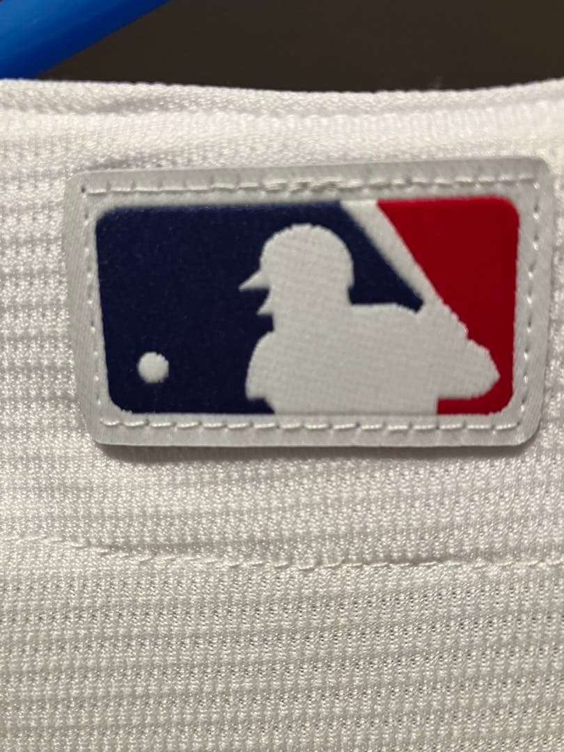 Dodgers ホワイト 半袖 ユニフォーム majestic