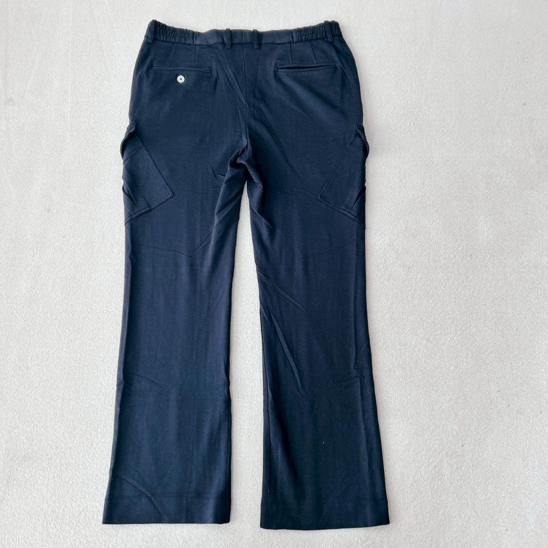 美品✨MARK&LONA ストレッチパンツ　ゴルフウェア　ロゴボタン　L