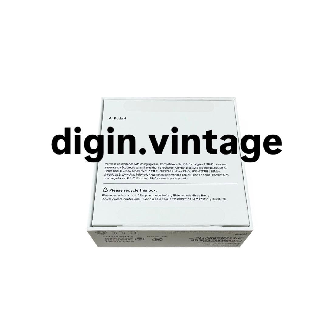 新品 Apple AirPods4 MXP63J/A アップル エアーポッズ