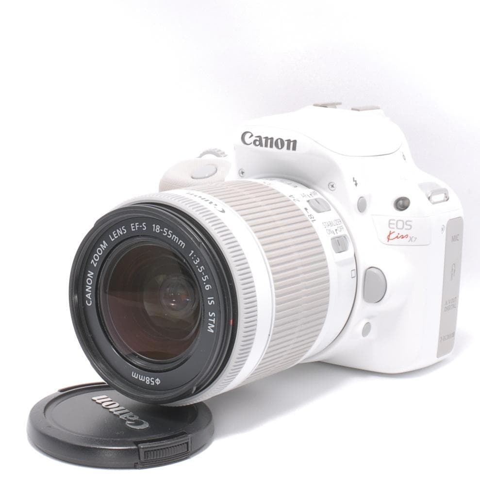 ❤最軽量❤希少ホワイト❤canon EOS Kiss X7 一眼レフカメラ