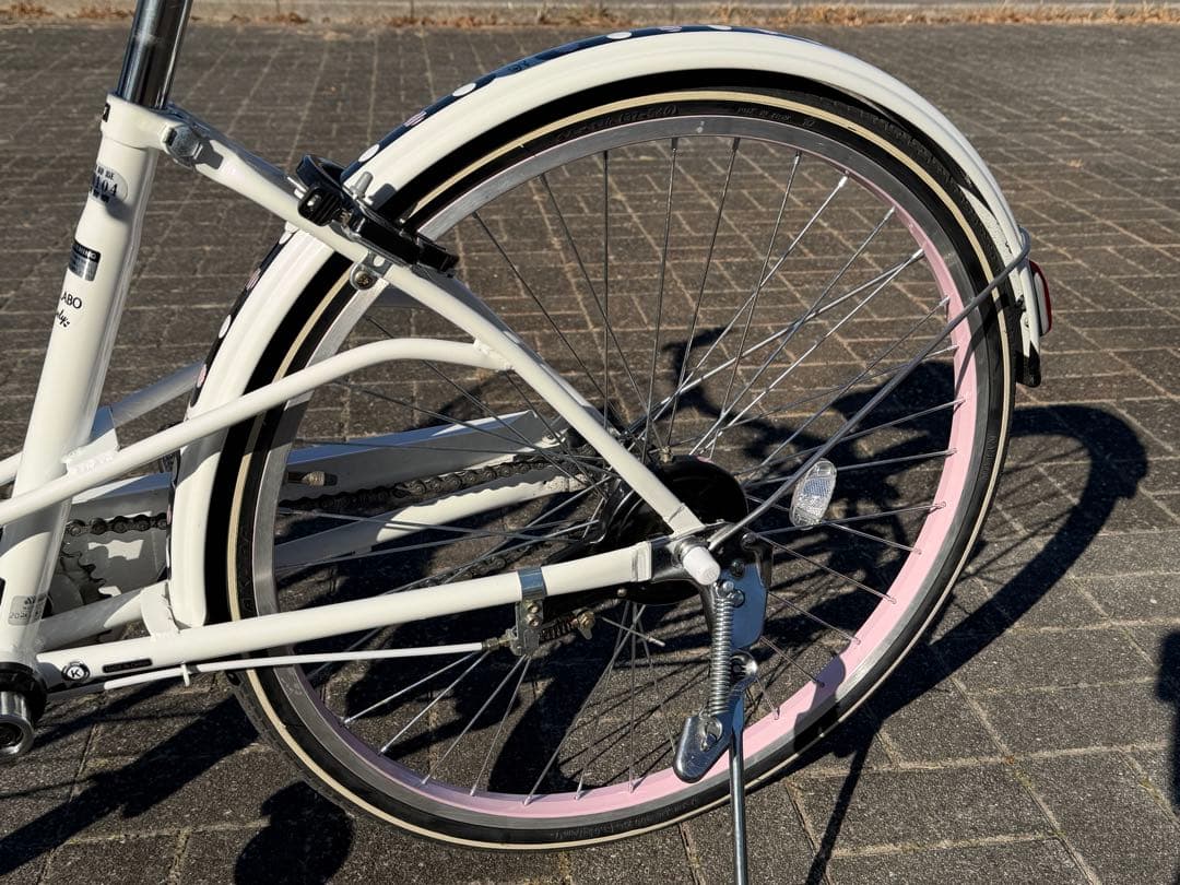 サイクルベースあさひ⭐︎ガールズラボ⭐︎ホワイト24インチ自転車